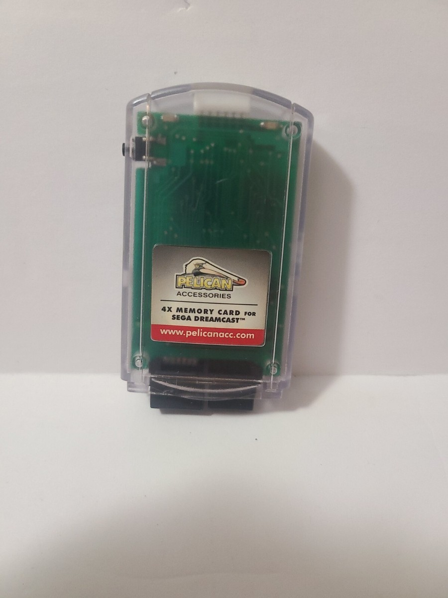 Pelican accessories 4x Memory Clear Card for Sega Dreamcast TESTED