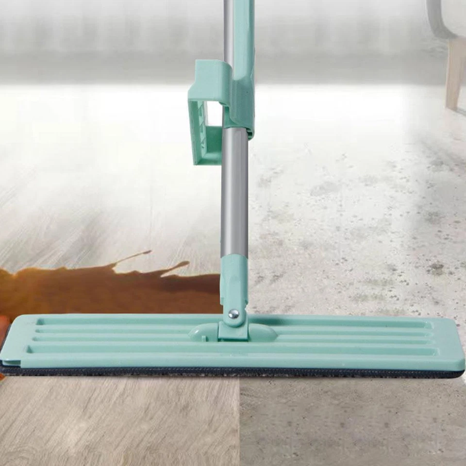 Microfiber Flat Mop Hands Free Squeeze Cleaning Floor Washable Mop' with D5 C2E6 - Image 2 of 4