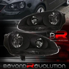 For 2005-2010 Golf GTI Jetta Rabbit Black Headlight Clear Signal Lamp Assembly