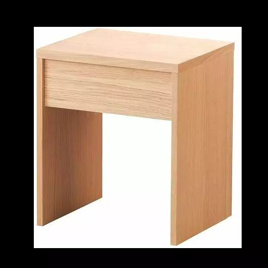 oak colour Ikea Ransby Dressing Table Chair Seat Stool