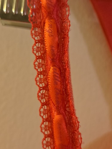 Victoria's Secret Sexy Little Thing Pink Ruffled Laced Script Tie Front Babydoll - Picture 6 of 18