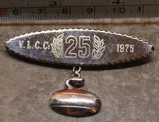 VLCC 25 1975 Vancouver Ladies Curling Championship Pinback Pin Button