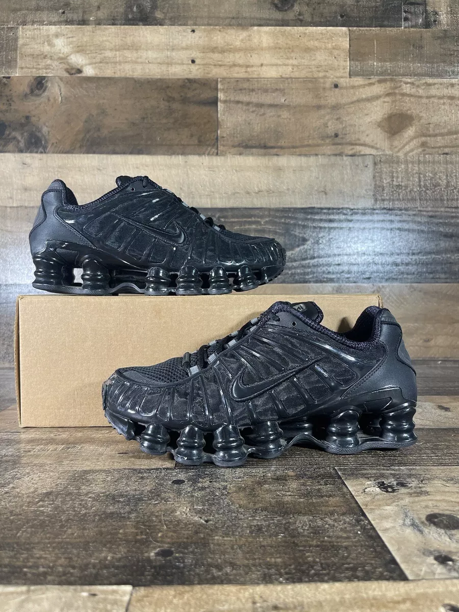 Black sales nike shox