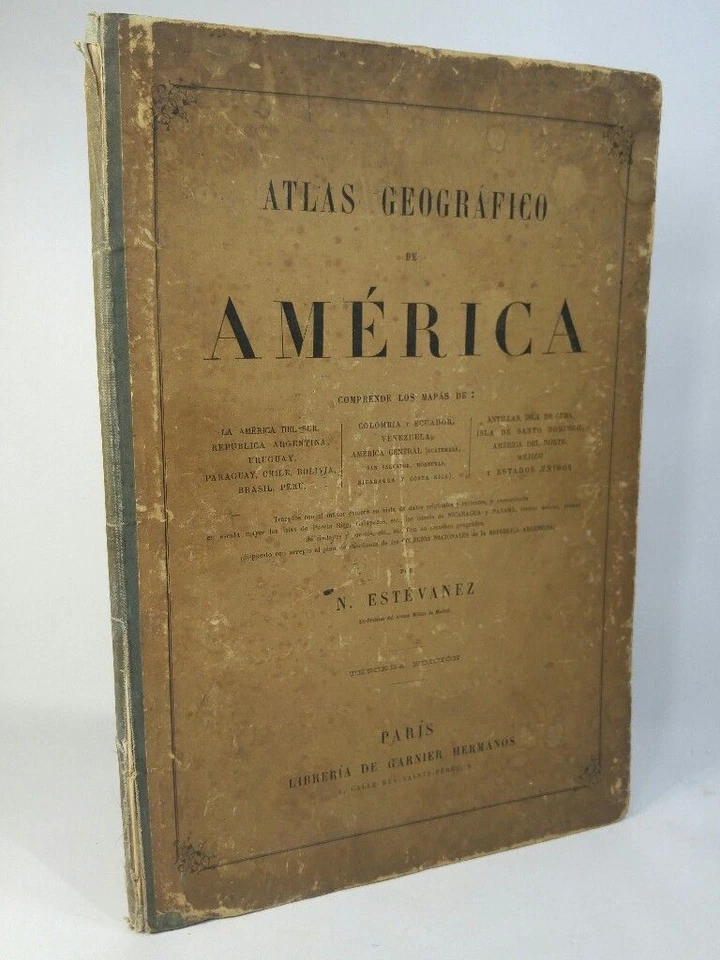 Atlas Geografico de America Estevanez, N.: - Bild 1 von 4