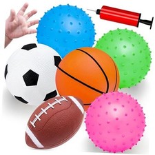 Kids Ball, Balls for Toddlers 1-3, Set of 6 Toddler Ball, Outdoor Toy for