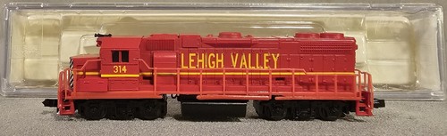 Locomotora diésel Lehigh Valley iluminada GP-38 17004 escala Bel N Bev realista | Condition: Used