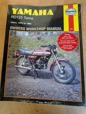 Manuale Haynes per Yamaha RD 125 1974 - 1976 e RD125DX 1976 - 1982