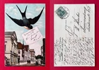 Postcard Döbeln around 1914 road lot with Schwalbe (178046