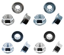 Flanschmutter Sperrzahnmutter Sechskantmuttern DIN 6923 mit/ohne Sperrverzahnung