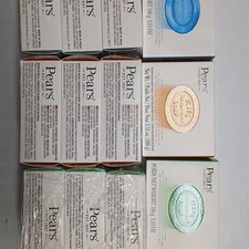 Pack of 12 - Pears Transparent Soap, Pure & Gentle Blue Yellow & Green Mixed Lot