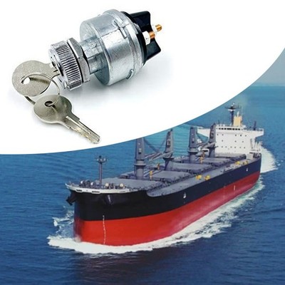 Ignition Starter Switch for Jeep Truck Boat 12V Rotary Guide with Key