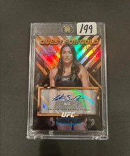 2024 Topps Gold Label UFC Quest for Gold Signatures Tatiana Suarez /99 #QGS-TSU