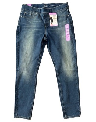 NWT Signature by Levi Strauss Gold Totally Shaping Pull-On Skinny Jeans Size 16M