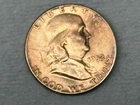 1952  US FRANKLIN HALF DOLLAR  90% SILVER  NICE