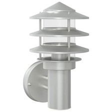 Outdoor Wall Lights Wall Lamps Garden Wall Lantern Stainless Steel vidaXL