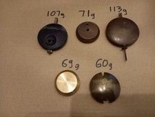 Vintage Mantle Clock Pendulum Weights