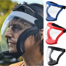 Transparent Safety Face Mask Anti-Fog Windproof Protective Shield Kitchen Anti-S