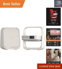 Elfin Flip Projector 2024 - All-in-One Solution with Netflix & Adjustable Stand
