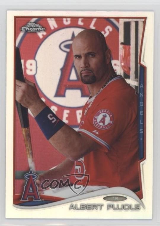 2014 Topps Chrome Refractor Albert Pujols #130 0d08