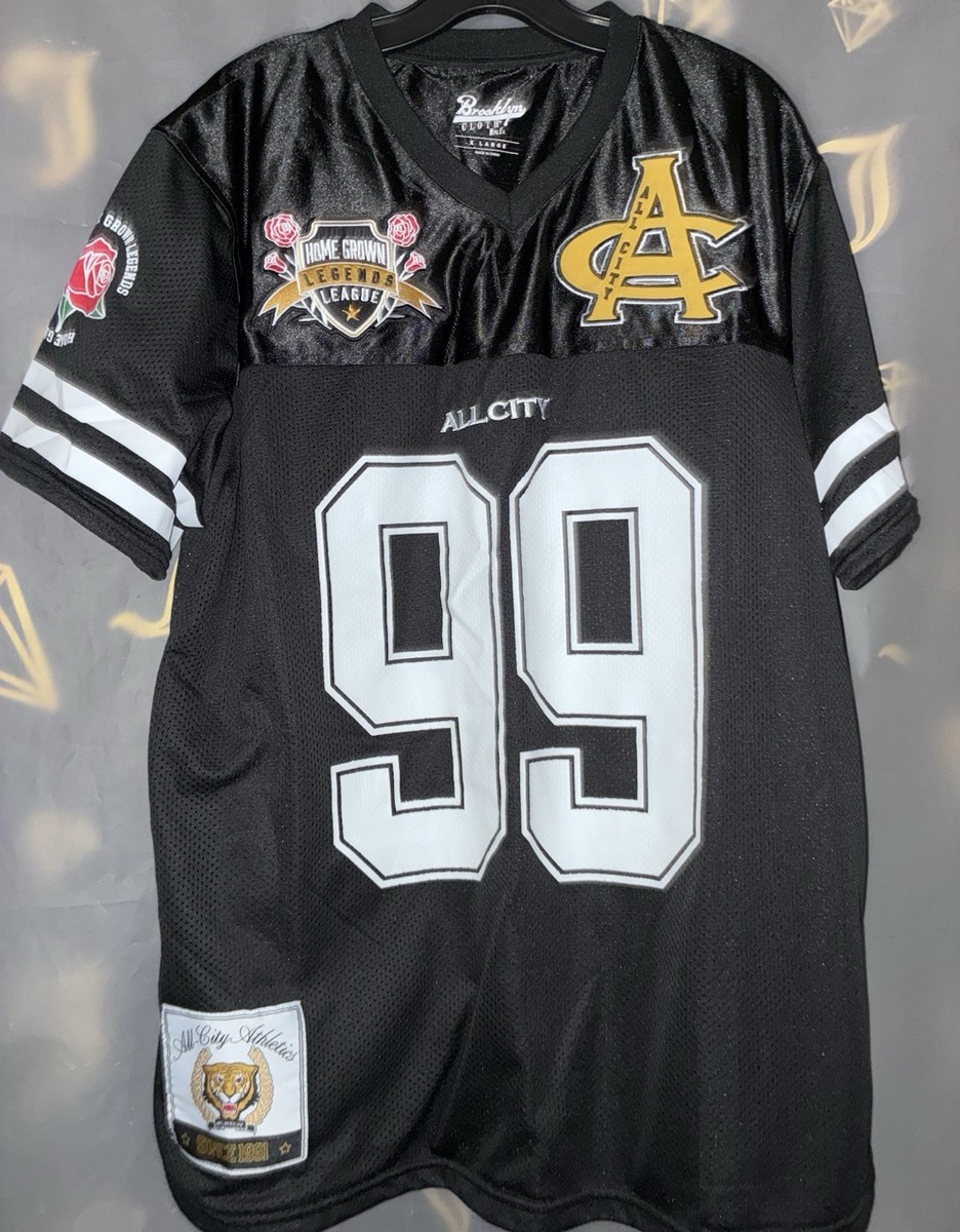 Brooklyn Cloth Mfg. Co . All City 99 Football Jersey Black Size X