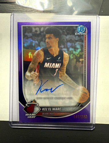 2026 Bowman Kel'el Ware Auto Purple Refractor /250