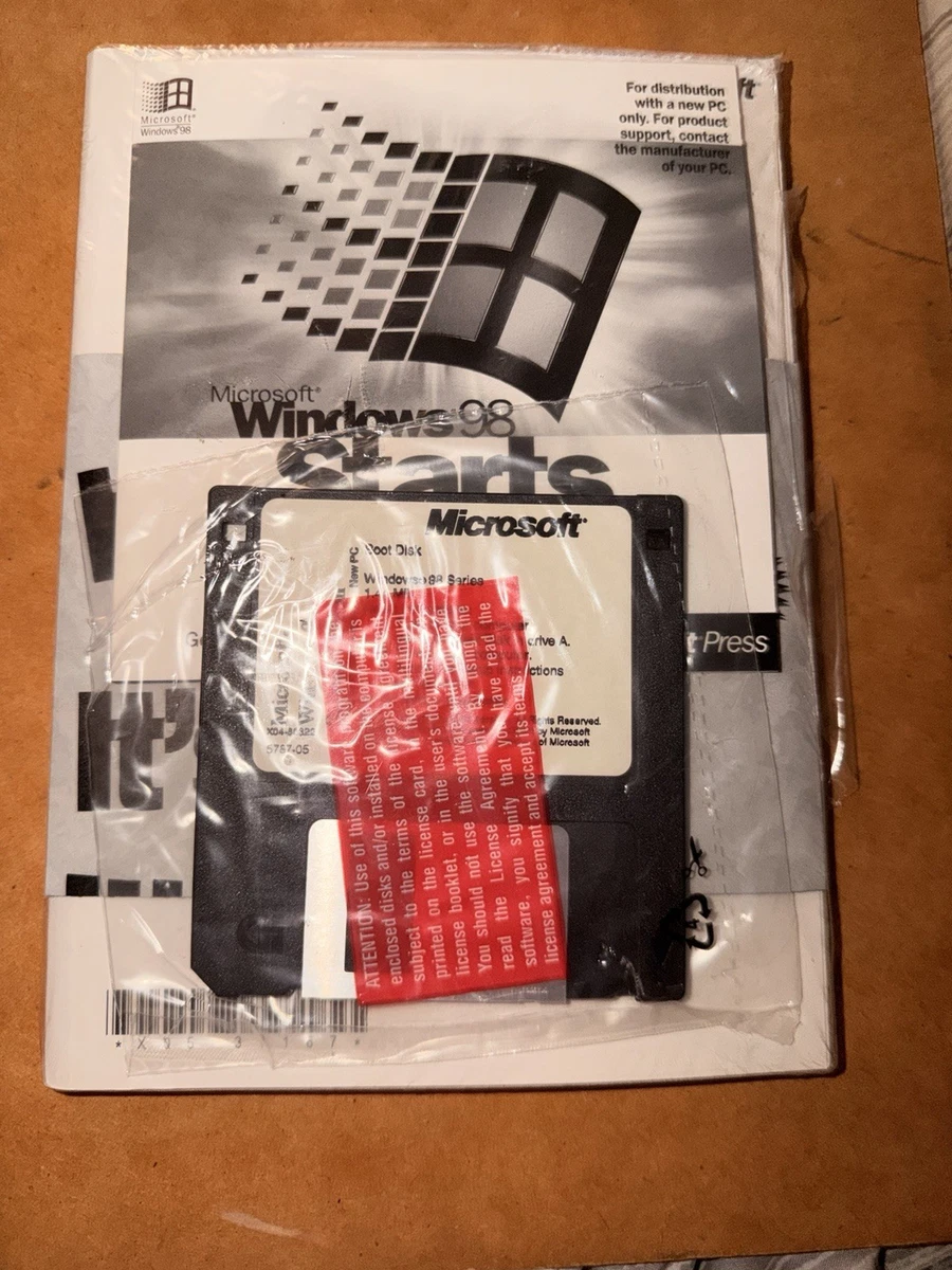 Windows98 オペレーティングシステム パソコン OSソフト Microsoft Windows 98 日本語版 - PC Software Museum