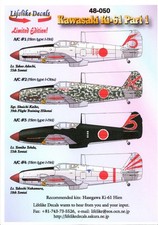 Lifelike Decals 1/48 KAWASAKI Ki-61 HEIN TONY Japanese Fighter Part 1