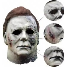 Michael Myers Halloween Scary Kills Horror Movie Cosplay Costume Latex Full Mask