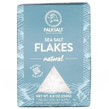 Falksalt | Organic Sea Salt Flakes, 8.8Oz Box - Gourmet Sea Salt Flake