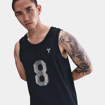 NEU Nike Kobe Bryant Trikot schwarz Mamba 8 & 24 Schlangenleder IB2711 010 Herren Größe L