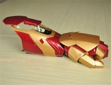 1:1 Wearable Iron Man MK42 Armor LED Gauntlet Arm Gloves Blaster Cosplay Prop