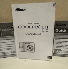 Nikon COOLPIX L10 L11 User’s Manual + Quick Start Guide Set  Only