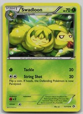 Pokemon TCG Swadloon 11/113 Legendary Treasures LP on eBay