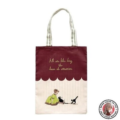 NEU [Gakken Staful] Rei Kurahashi Black Cat Tote Bag F23033