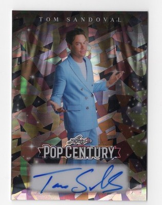 Tom Sandoval 2026 Leaf Metal Pop Century Autograph Card Auto The Traitors /25