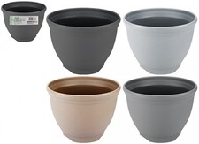 Bell Planter plastic Round Plant 16 cm, 20cm, 24cm, 28cm 4 colours indoor outdoo
