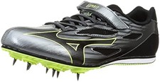 Mizuno Track  Field Spike Shoes X SPIRIT WIDE U1GA2225 Gray Black Lime US9