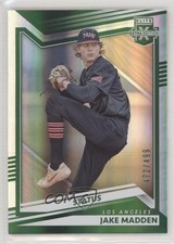 2022 Panini Elite Extra Edition Status Green 472/499 Jake Madden #118 0x1