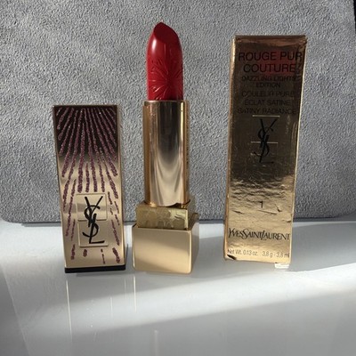YSL Rouge Pur Couture Lipstick 1 Le Rouge Dazzling Lights edition New in box