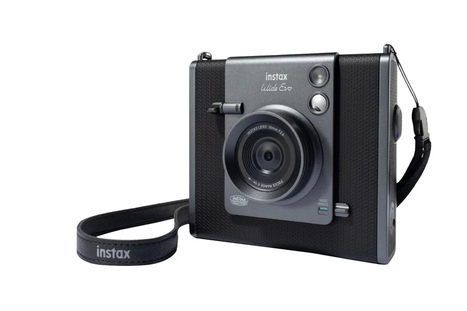 Fujifilm Wide EVO Instant Camera, Black, Instant Cameras, Cameras & Drones
