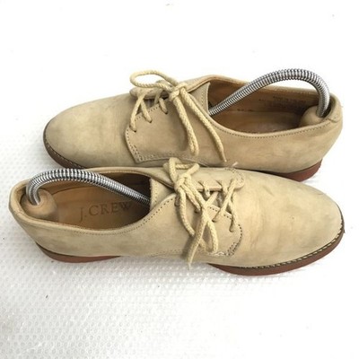 J. Crew White Bucks J.CREW USA made white bucks suede leather shoes beige 7.5M  main image 3