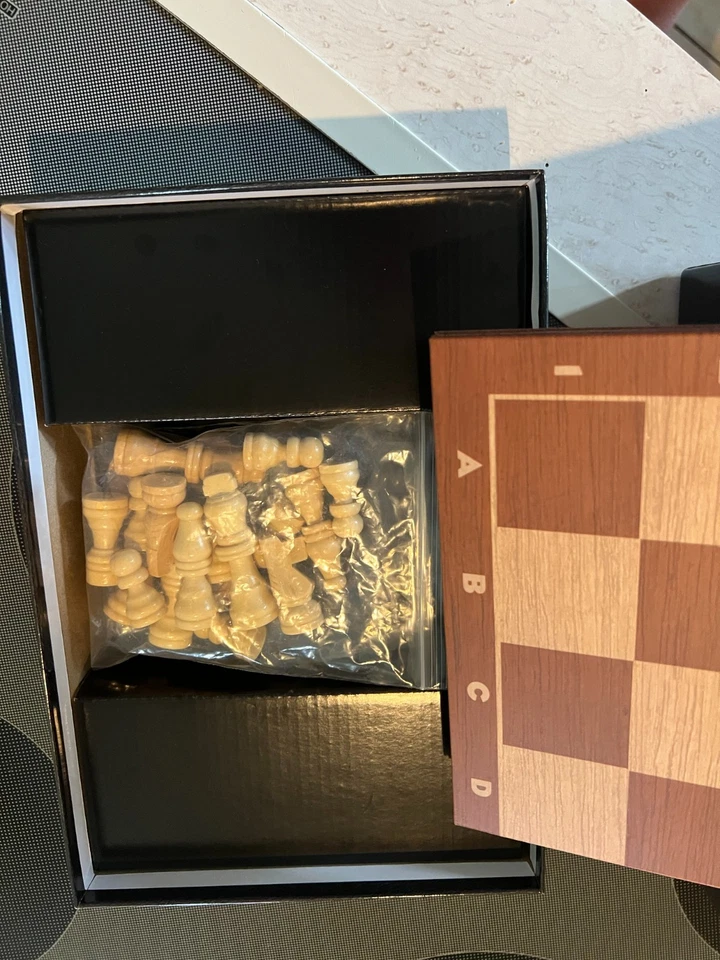 Chess, Checkers, Tic-Tac-Toe w/ double sided gameboard/ "Cardinal Classics" - Image 2 of 4