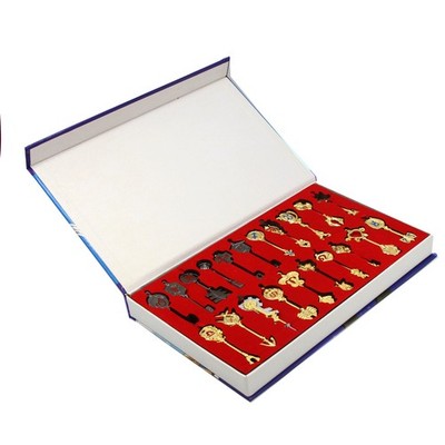 ZODIAC SPIRIT KEY Fairy Tail 21 Pcs. Necklace & Key Chain Set