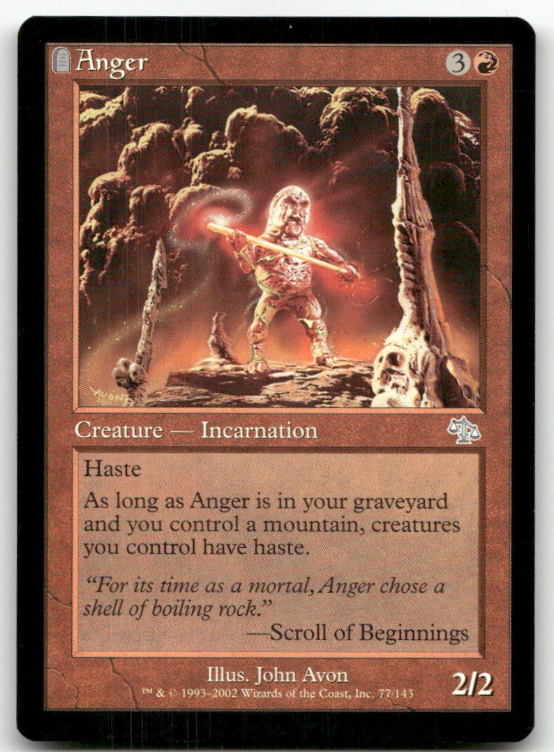 Anger #77 (NM) Judgment JUD Magic MTG