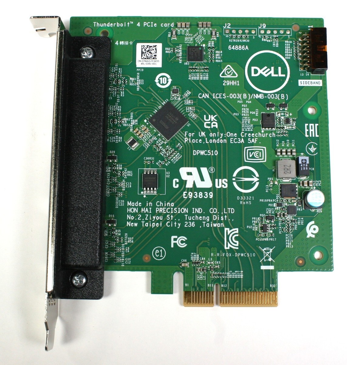 Dell 7R4VG Thunderbolt 4 Precision 3660 3680 5860 7960 Card | eBay