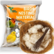 Natural Bird Nesting Material for Birds 2.1 2.0"L x 2.0"W x 2.0"H,