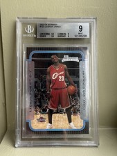 Bowman Chrome LeBron James Rookie #123 BGS 9 Cavaliers 2003-04 9.5 Centering Sub