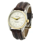 Men's Rolex Oyster Perpetual Two-Tone 34mm Watch Ref. 6567 White Dial #W228115-1
