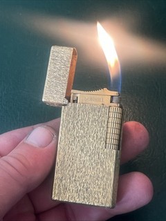 Vintage Gold Plated Dunhill 70 Rollagas Lighter