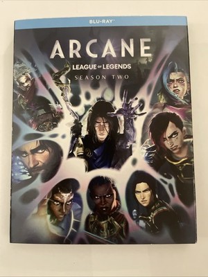 Arcane: League of Legends/Season Two (3 Blu-ray, 2025) NEW W/SLIPCOVER